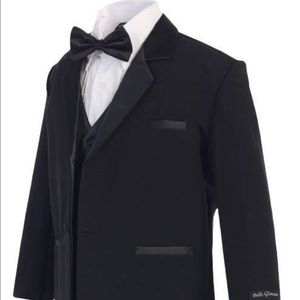 Boys black and white tuxedo